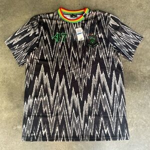 RARE MODERN NWT TRENDY LRG LIFTED RESEARCH GROUP ROOTS SOCCER JERSEY 47